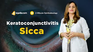 Keratoconjunctivitis Sicca  2Minute Ophthalmology  Medical Video  VLearning [upl. by Eitsyrhc]