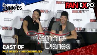 The Vampire Diaries Paul Wesley amp Ian Somerhalder Fan Expo Canada 2018 Full Panel [upl. by Etnaihc]