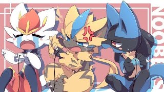 Zeraora  Lucario  Cinderace’s different version of cries [upl. by Sotnas9]