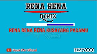 RENA RENA Karaokelirik VERSI DANGDUT REMIX [upl. by Sonny]