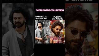 Allu Arjun Vs Prabhas worldwide collection alluarjun prabhas pushpa kalki blockbuster puspa [upl. by Mialliw]