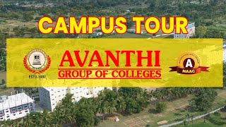 AVANTHI GROUP OF COLLEGES CAMPUS TOUR [upl. by Naujed]