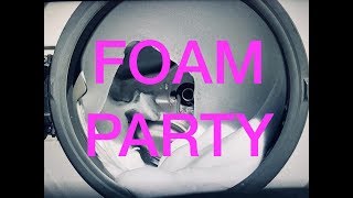 EXTREME FOAM PARTY with Washing Machine [upl. by Eirret]