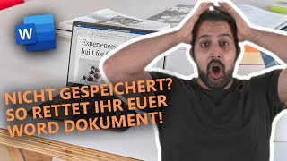 WordDokument RETTEN  Verlorene Word Datei wiederherstellen Short [upl. by Adnahsam]