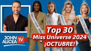 Miss Universe 2024  Top 30  Octubre [upl. by Guthry]