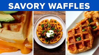 Savory Waffles So Good Youll Forget Dessert [upl. by Ennalorac]