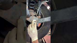 Caster Adjustment broken car cars carasmr automobile diy jeep mechanic repair [upl. by Ayitahs]