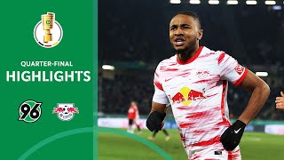 Another Nkunku Show  Hannover 96 vs RB Leipzig 04  Highlights  DFBPokal QuarterFinal [upl. by Yeltnerb510]