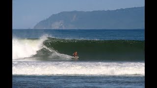 Pavones Costa Rica  Longest Surf Break Ive Ever Seen [upl. by Nunciata]