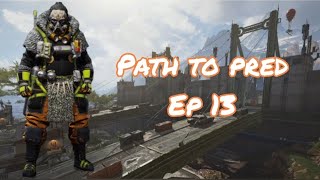 Path to Pred episode 13 Caustic  Apex Legends gameplay [upl. by Anayrb]