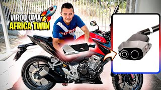 NOVO ESCAPAMENTO MTG NA CB 300F TWISTER 2024 [upl. by Llehsyar257]