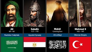 100 Greatest Muslim Generals in History [upl. by Briney]