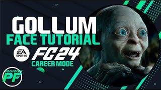 EA FC 24 GOLLUM FACE Pro Clubs Face CLUBES PRO Creation CAREER MODE  LOOKALIKE [upl. by Ghassan]