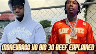 Big 30 amp Moneybagg Yo Beef Explained After the 2 Have A Heated Exchange amp Diss Songs [upl. by Yllim]