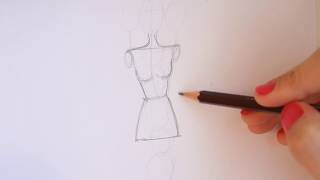 TUTORIAL  Fashion Figure Step by Step [upl. by Anirahtak282]