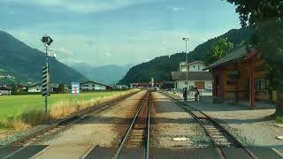 Zillertalbahn Jenbach  Mayrhofen Führerstandsmitfahrt [upl. by Torre]