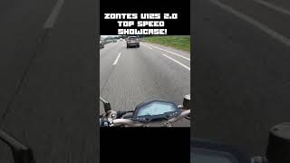 ZONTES U125 20 TOP SPEED  RAW SOUND NO DB KILLER  shorts [upl. by Ecerehs556]