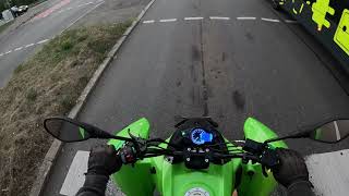 Kleine Rundfahrt  0 bis 100 KMH Test  Access Xtreme 480 Supermoto [upl. by Aerbua]