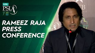 Rameez Raja Press Conference  HBLPSL 7 [upl. by Anam]