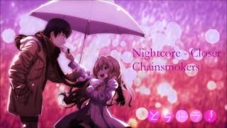 Nightcore  Closer Chainsmokers [upl. by Aisnetroh]