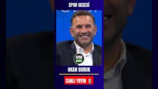 Okan Buruk 🎙 CANLI okanburuk futbol galatasaray icardi GS istanbul spor shorts reels TV [upl. by Devonne391]