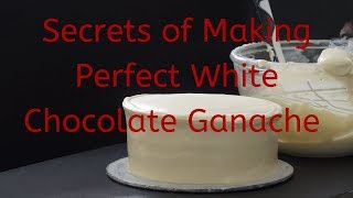 White Chocolate Ganache  Spreadable and Yummy White chocolate Ganache  Perfect white Ganache [upl. by Lavona]