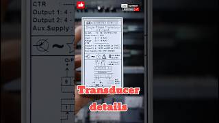 Transducer details trending powerplant electrical electronic shortvideo shorts short video [upl. by Drofiar532]