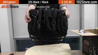 Billingham 335 Camera Bag Black FibreNyte Black Review [upl. by Enyrhtac]