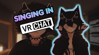 PLAYING GUITAR AND SINGING ON VRCHAT [upl. by Maiga]