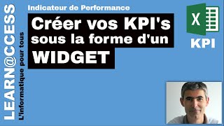 Excel  Créer et Copier vos Indicateurs de Performance Widget [upl. by Fara]