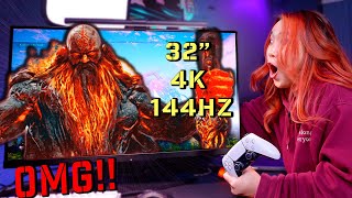 Ultimate 4K Gaming Monitor MSI MPG321URQD 32” 4K 144Hz BEAST [upl. by Dnilasor571]