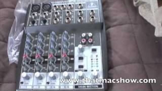 Behringer Xenyx 802 Unboxing [upl. by Ydarg]