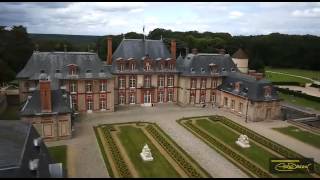 Château de Breteuil  Vidéo drône aérien [upl. by Grossman]