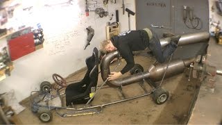 Making a Jet Powered GoKart Part 1  Chassis [upl. by Niels456]