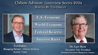 Ted Oakley  Oxbow Advisors  Interview Series 2024  Dr Lacy Hunt September 10 2024 [upl. by Enileme615]