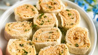 Buffalo Chicken Pinwheels  Pinwheel Sandwich Recipe  Picnic Food Ideas  Mini Appetizer [upl. by Sug]