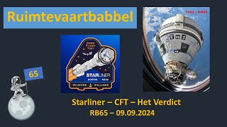 RB65  Starliner CFT is terug  Zonder bemanning [upl. by Aara]