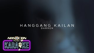 Darren Espanto  Hanggang Kailan Karaoke [upl. by Guadalupe]