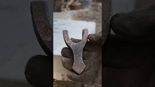 Casting Bronze Slingshot out of Scrap [upl. by Leanard489]