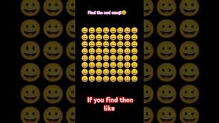 Find the odd emoji 😃Learn with Naisha [upl. by Chaffinch]