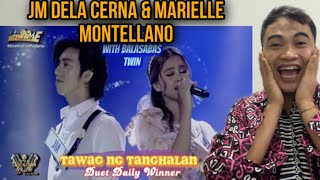 JM DELA CERNA AND MARIELLE MONTELLANO  FROM THIS MOMENT ON  TAWAG NG TANGHALAN DUET 2023SHOWTIME [upl. by Yetac]