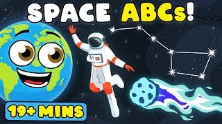 Learn ALL About Space AZ  Alphabet amp Space Songs For Kids  KLT [upl. by Hjerpe335]