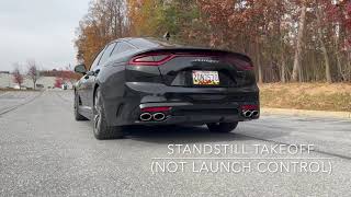 How Does the Kia Stinger 33L Stock Exhaust Sound With Intakes [upl. by Haziza128]