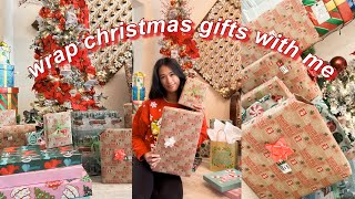 Wrapping Christmas Presents 2024 Timelapse satisfying [upl. by Gerty]