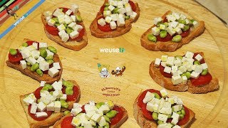 133  Crostini di Santa Giuliaqui si parla di goduriaantipasto facile veloce e ricco di sapore [upl. by Araeit]