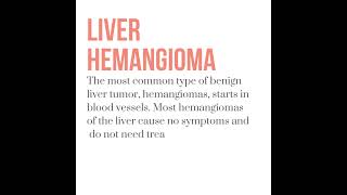 Liver Hemangioma  YoutubeShorts Shorts [upl. by Cornwell]