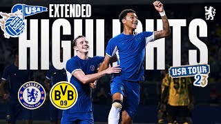 Chelsea 11 Borussia Dortmund  Extended Highlights  Chelsea FC USA Tour 2023 [upl. by Autrey]