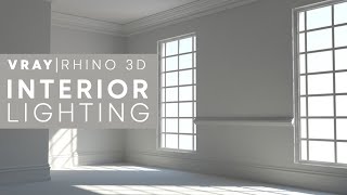 Vray Interior Lighting Tutorial for Beginners [upl. by Ayardna]