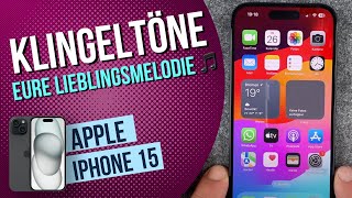 iPhone 15  Klingelton einstellen [upl. by Aisereht]