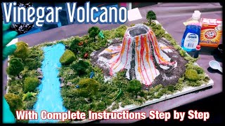 Volcano Eruption Project  Fun Science Fair Project by Vanessa [upl. by Sikes]